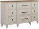 Bernards Citrus Heights Chalk/Sand Dresser-0