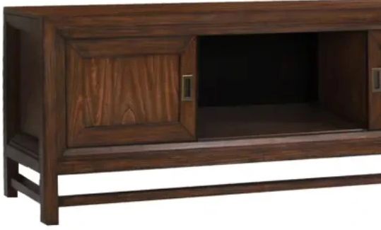 Legends Home Branson Two-Toned Rustic Buckeye 74" TV Console-1