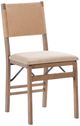 Linon Natural 2-Piece Natural 17" Folding Dining Chair Set-2