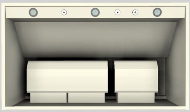 Vent-A-Hood® Premier Magic Lung® 48" Biscuit Wall Mounted Range Hood-3