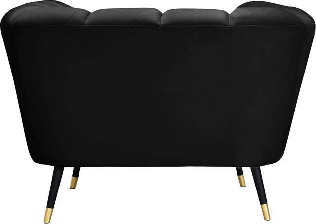 Meridian Furniture Beaumont Black Velvet Chair-2