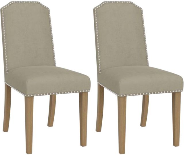 Riverside Furniture Mix-N-Match Chairs 2-Piece Sand Clipped Top Upholstered Side Chair Set-0