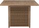 Signature Design by Ashley® Walton Bridge Driftwood Resin/Wooden Outdoor Bar Table with Fire Pit-2