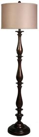 Stylecraft Bronze/Taupe Floor Lamp-0