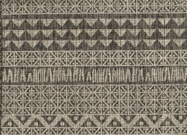 KAS Rugs Provo 5761 Charcoal Tribe 5'x8' Area Rug-1