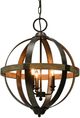 Forty West Bryant Brown 3-Light Chandelier-0