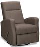 Mazin Furniture Gage Brown Glider Recliner Chair-0