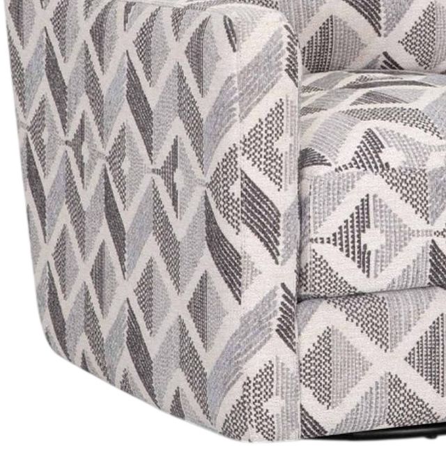 Franklin™ Cleo Crossfire Stone Swivel Accent Chair-2