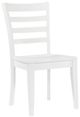 Winners Only® Bay City White Ladder Back Side Chair-0