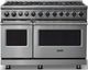 Viking® 7 Series 48" Stainless Steel Pro Style Dual Fuel Range-0