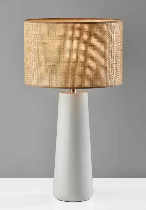 Adesso® Sheffield White Tall Table Lamp-3