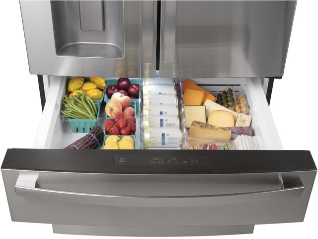 GE Profile™ 27.6 Cu. Ft. Fingerprint Resistant Stainless Steel French Door Refrigerator-5