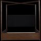 Signature Design by Ashley® Dilenno Dark Brown California King Canopy Bed-1