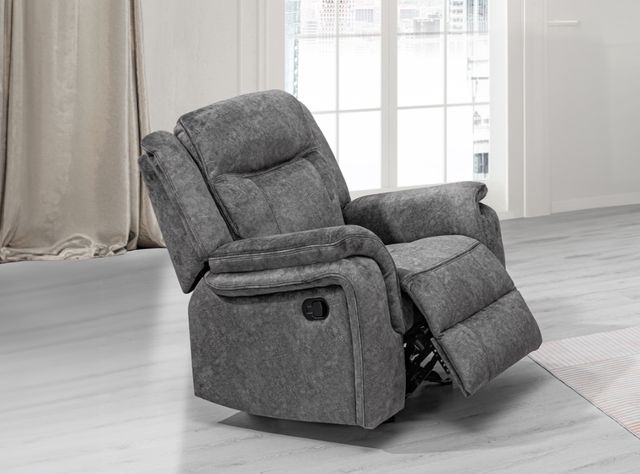 New Classic® Home Furnishings Park City Slate Manual Glider Recliner-1