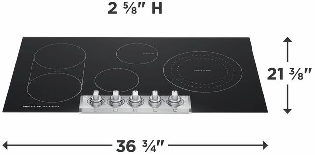Frigidaire Professional® 36" Stainless Steel Electric Cooktop-1
