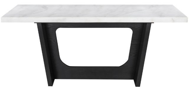 Coaster® Sherry 5-Piece Gray/Rustic Espresso Dining Set-2