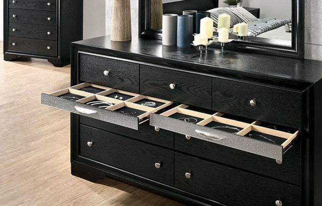 Furniture of America® Chrissy Black Dresser-2