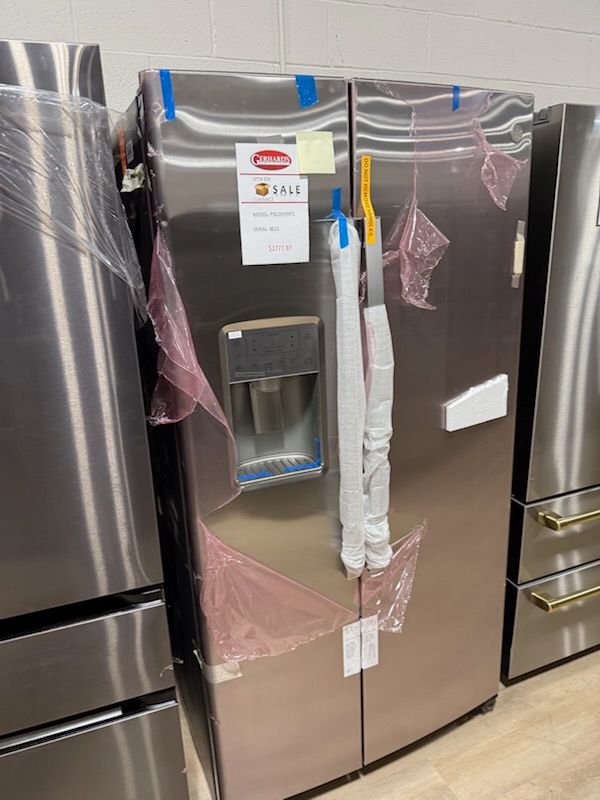 GE Profile™ 36'' 25.3 Cu. Ft. Fingerprint Resistant Stainless Steel Side-by-Side Refrigerator-0