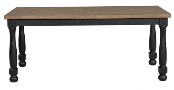 Furniture of America® Neue Mills Black Rectangular Dining Table-3