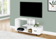 Monarch Specialties Inc. White/White Marble TV Stand-2