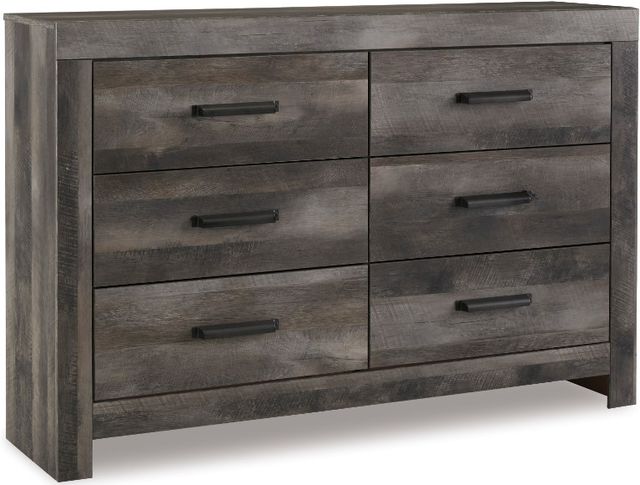 Signature Design by Ashley® Wynnlow 3-Piece Gray King Crossbuck Panel Bed Set-2