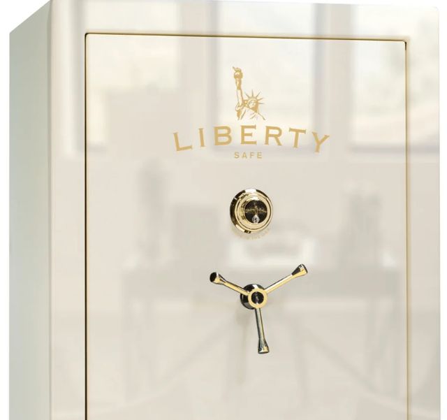 Liberty Safe Colonial White Gloss 30 Mechanical Gun Safe-1