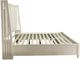 Parker House® Americana Modern Cotton King Shelter Panel Storage Bed-4