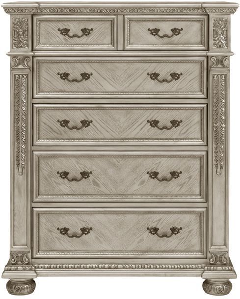 Mazin Furniture Catalonia Platinum Chest-1