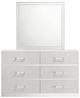 New Classic® Home Furnishings Europa 4-Piece White California King Panel Bedroom Set-4