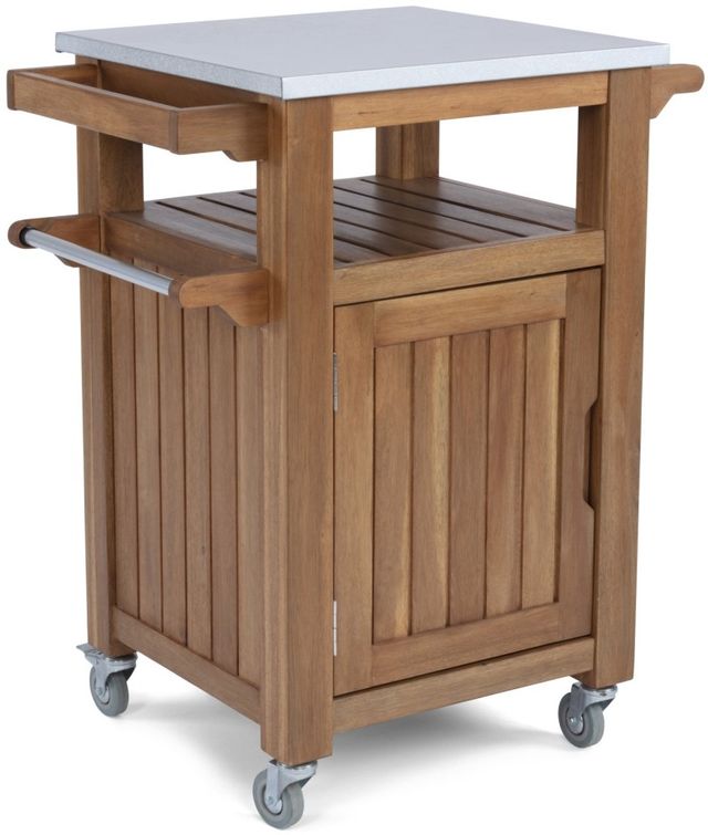homestyles® Maho Brown Kitchen Cart-1