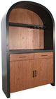 Sunny Designs™ Black/Brown Arch Coffee and Wine Cabinet-0