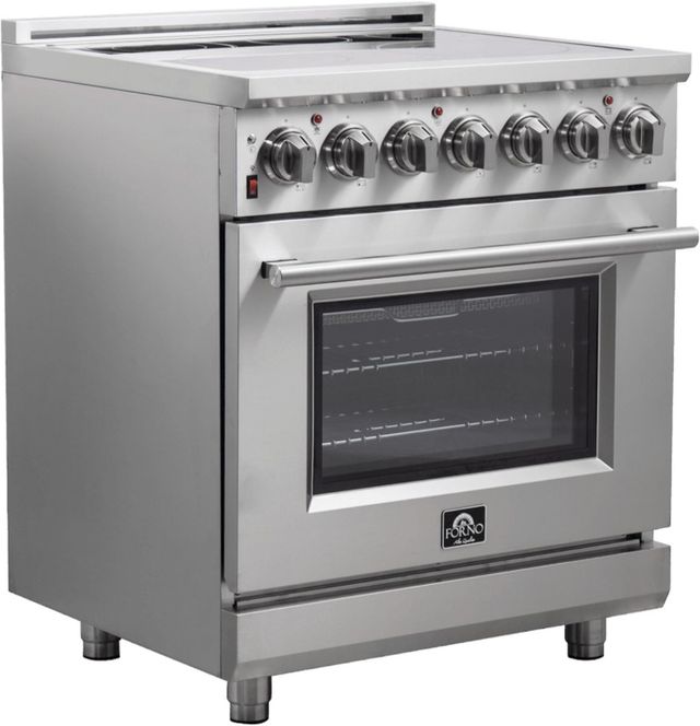 FORNO® Massimo 30" Stainless Steel Pro Style Electric Range-2