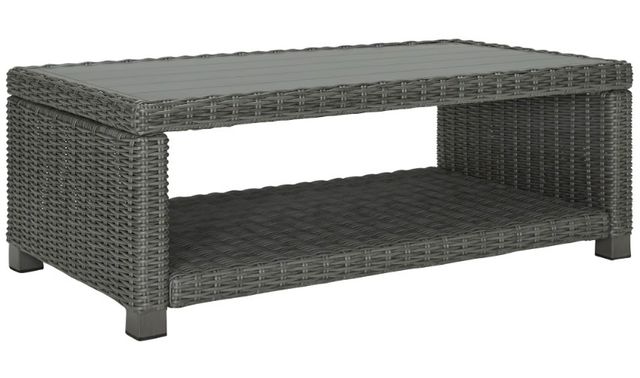 Signature Design by Ashley® Elite Park 2-Piece Gray Outdoor Seating Set-2