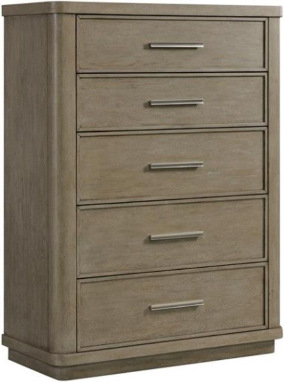 Riverside Furniture Pasadena Casual Taupe 5-Drawer Chest-0