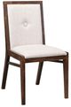 Handstone Tribeca Padded Back Side Chair in Leather-0