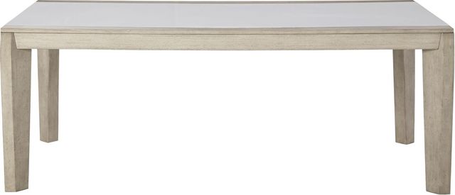 Signature Design by Ashley® Wendora White Top Dining Table with Bisque Legs-1