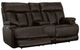 Flexsteel® Clive Brown Power Reclining Loveseat with Console and Power Headrests and Lumbar-1