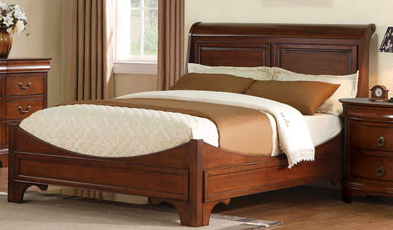 Winners Only® Renaissance Cherry Queen Sleigh Bed-0