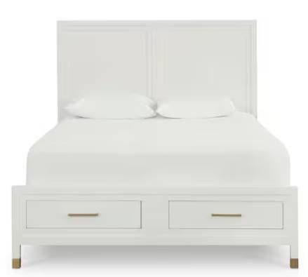 Bassett® Furniture Tidewater Hampton White King Panel Bed-1