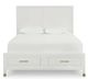 Bassett® Furniture Tidewater Hampton White King Panel Bed-1