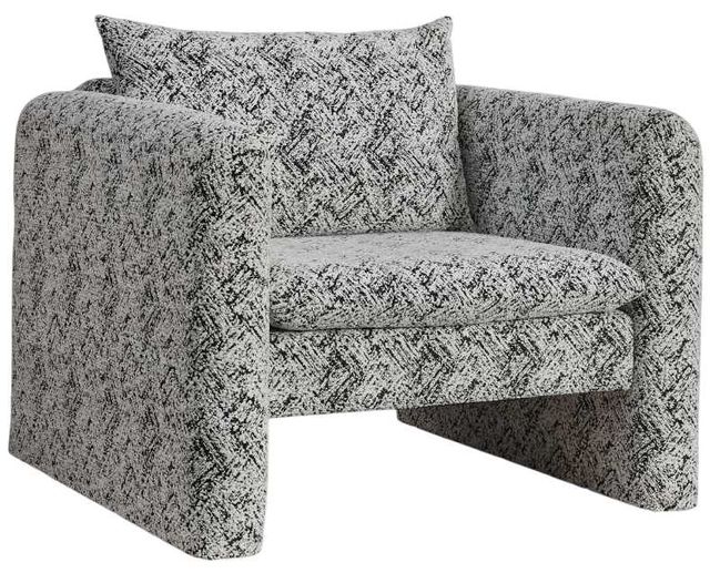 Signature Design by Ashley® Kenbell Black/White Accent Chair-0