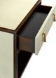 Currey & Company Evie Dark Walnut and Ivory Nightstand-4