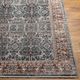 Surya Carlisle Charcoal/Medium Brown 4'x6' Area Rug-1