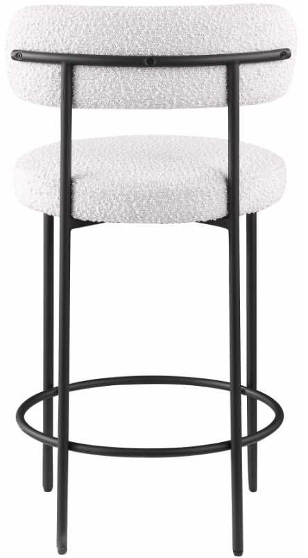 Meridian Furniture Beacon Cream/Matte Black Counter Stool-3