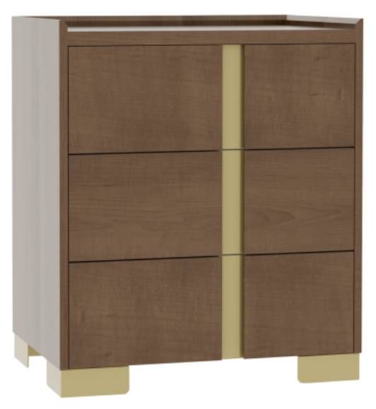 Country View Woodworking Verrado 28" Metal Legs Bedside Chest-0