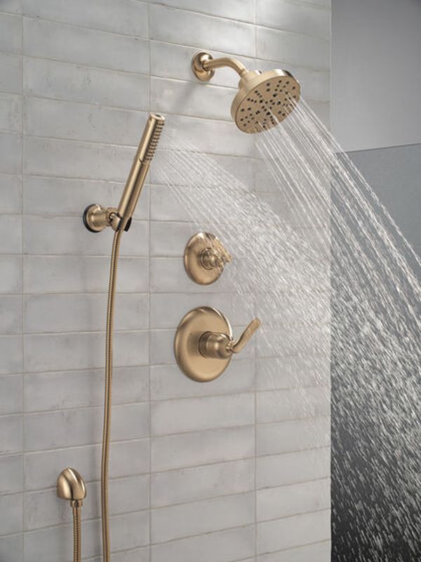 Delta Bonacci™ Lumicoat® Champagne Bronze 3-Setting Diverter Trim-2