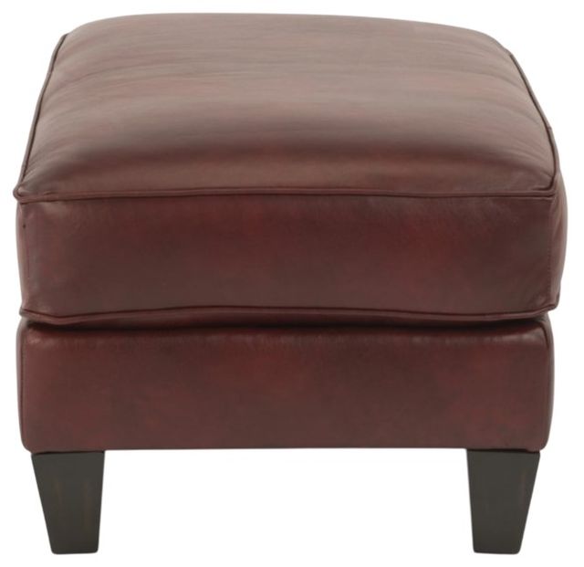 Flexsteel® Westside Burgundy Cocktail Ottoman-2