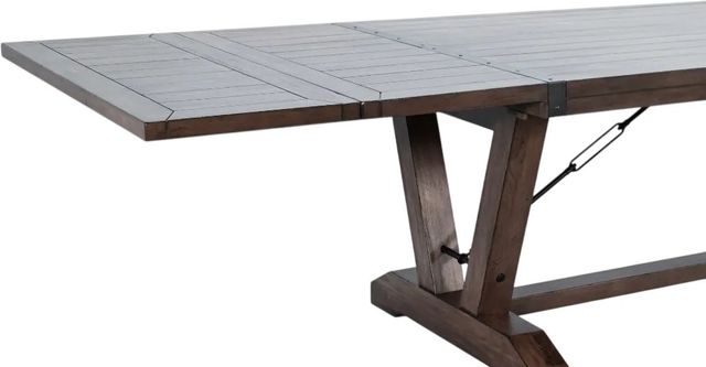 Sunny Designs™ Yellowstone Buckskin Extension Table with Folding Leaves-3