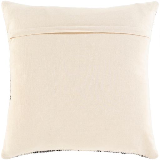 Surya Jacobean Charcoal 20"x20" Toss Pillow with Down Insert-3