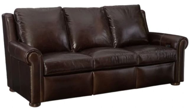 Bradington-Young Customizable Whitaker Power Leather Reclining Sofa-0
